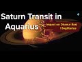 Saturn Transit in Aquarius April 2022 | Impact on Dhanur Rasi | Sagittarius Lagna | www.jothishi.com