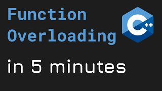 #25 Function overloading in C++ programming (Hindi)