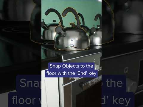 Tip of the day no. 3: Snapping objects in #unrealengine #ue5 #gamedev #leveldesign