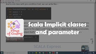 TOC - SCALA Express | 34 Scala Implicit classes and parameter