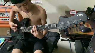 BOYshirtless and the D\u0026D KAMF 7s Queso Signature Guitar Hindi na makita by Wilabaliw (Guitar cover)