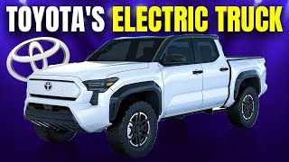 Toyota's ALL NEW 2024 Electric Truck SHOCKS the Entire Car Industry!