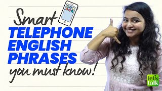 Smart Telephone English Phrases You Must Know! Speak English Confidently | Advanced Expressions