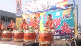 境港大漁祭り2日目 境港大漁太鼓荒神会実演