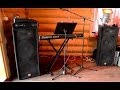 JBL JRX125 speakers + QSC RMX 1450 amplifier audio test