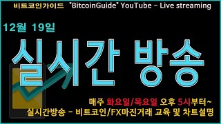 12월19일 Live 실시간방송입니다. (비트코인가이드)