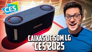 CAIXAS de SOM com INTELIGÊNCIA ARTIFICIAL! Novas LG XBOOM vão SURPREENDER!