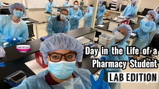Day in the Life of a Pharmacy Student | Lab Edition | Pharmacy School Vlog 💊