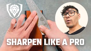 Sharpen Your Kitchen Knives Like A Pro | Chef Tips | Easy Whetstone Tutorial