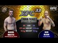 David Watts vs Iain Blade | 74kgs | XFC33