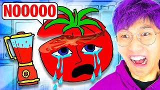 DO NOT PLAY THESE GAMES AT 3AM... (MS. LEMONS, MR TOMATOS, HUNGRY PUMPKIN & MORE!) *WE ALMOST OOFED*