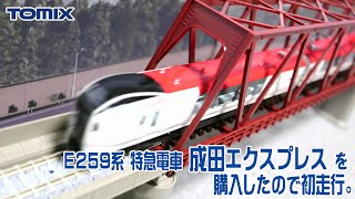 [Nゲージ] TOMIX E259系 特急電車《成田エクスプレス》を購入したので初走行🚈