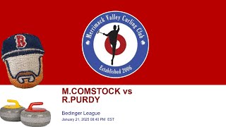 🥌 MVCC Bedinger League | M.COMSTOCK vs R.PURDY