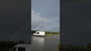 Rainbow 🌈  #rainbow #autumn #rain #sun #storm #country #countryside #beautiful #nature #colours #bow