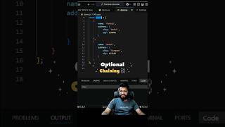 What is optional chaining in #javascript ? | most asked #frontend interview questions #coding