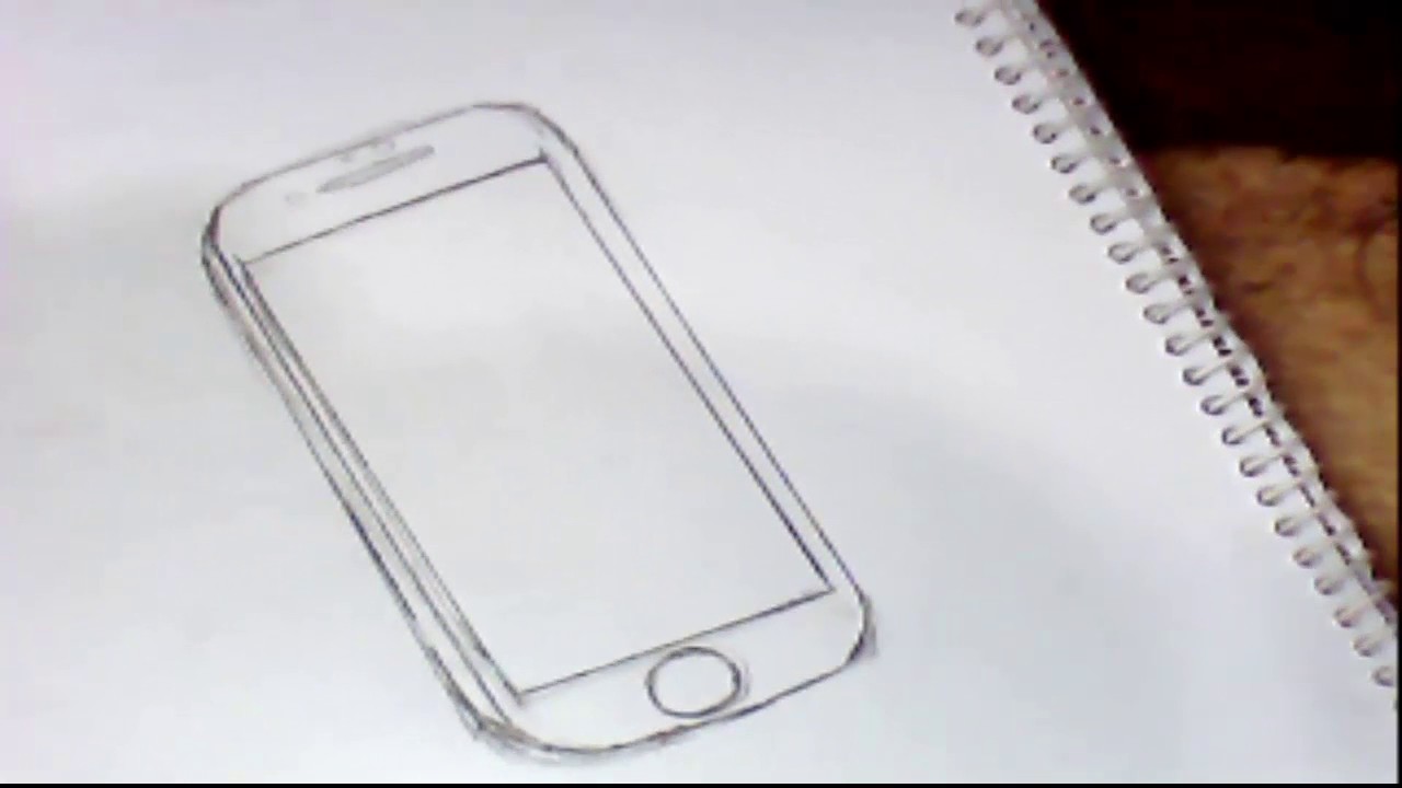 How To Draw Phone Drawing Tutorial Easy How To Draw Phone Drawing Tutorial Easy