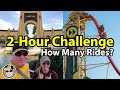 Ride Challenge at Universal Studios Florida || How Many Rides Can We Do In Just TWO Hours???