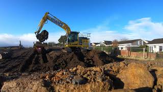 Loading topsoil