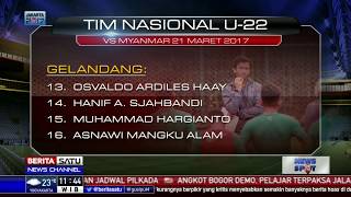 Daftar 26 Nama Pemain Timnas Indonesia Vs Myanmar