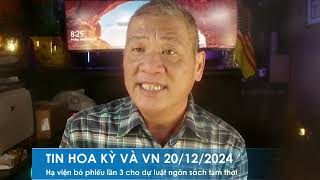 TIN HOA KỲ VÀ VN 20/12/2024