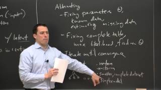 EM algorithm and missing data part 2