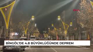 Bingöl'de 4.8 büyüklüğünde deprem