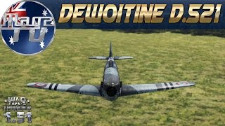 War Thunder - Rare Premium Dewoitine D.521 - Realistic Battle