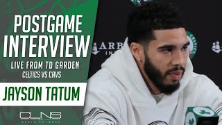 Jayson Tatum: "We're the BEST TEAM in the League" | Celtics vs Cavs Postgame Interview 12/12/23