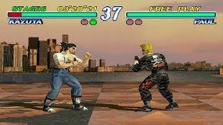 Tekken 2 [PS1] - play as Kazuya Mishima