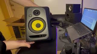 KRK: Classic 5 Studio Monitors (A Quiet UnBoxing)