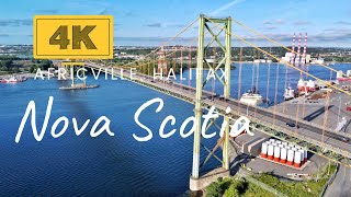 4K DRONE FOOTAGE | AFRICVILLE HALIFAX NOVA SCOTIA