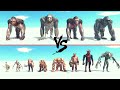 Goro The Giant Team Vs Infernals Faction ARBS | Animal Revolt Battle Simulator