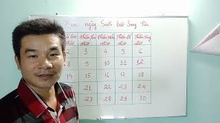 Xem ngày sinh biết sang hèn (theo âm lịch)