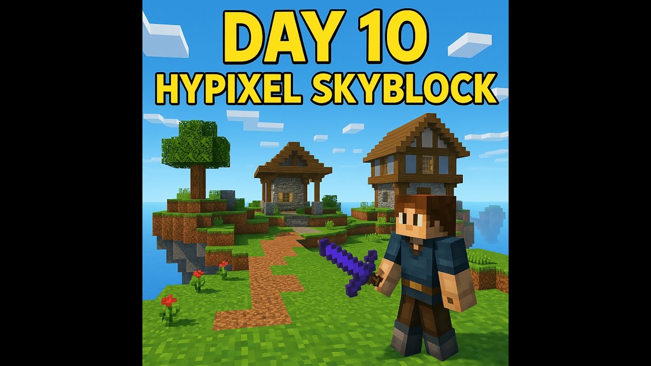 Hypixel Skyblock Live 1 Of Day 10 No Voiceover Livestream Youtube