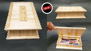 Membuat Tempat Pensil dari Stik Es Krim | Popsicle Stick | Ide Kreatif