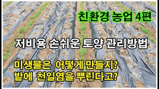 저비용 손쉬운 토양 관리 방법/미생물 자가 제조 /실전! 친환경 농업 4편