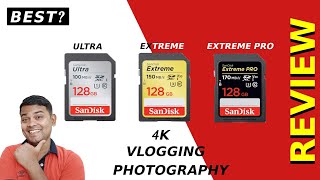 Ultra Vs Extreme Vs Extreme Pro from SANDISK | Detailed COMPARISON  ⚡⚡⚡