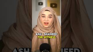 Ash- Shaheed✨The Witness (PART-20)~ 99 Names of Allah⭐️ #ramshasultan  #asmaulhusna #99namesofallah