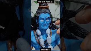 Kaal bhairav making and Coloring video || how to make kal Bhaira|| kal bhairav making #shorts#short