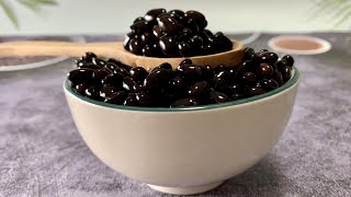 The correct way to soak black beans in vinegar