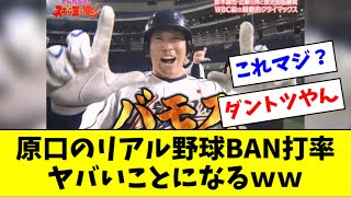 阪神・原口のリアル野球BAN打率、結構ヤバいことになるｗｗｗ【2ch なんJ反応】