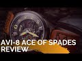 AVI 8 Hawker Harrier 2 'Ace of Spades' hands on undoxing/review (Most COMPLEX dial i have seen yet)