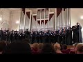 The PaTRAM Institute Male Choir Performing at the Saratov Conservatory (Russia) in 2019