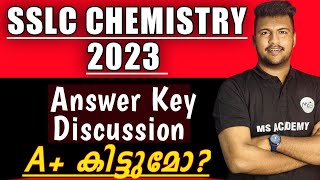 SSLC CHEMISTRY 2023 ANSWER KEY DISCUSSION