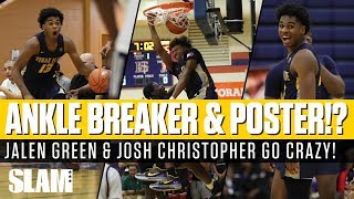ANKLE BREAKER & A POSTER DUNK?! 🤯 Jalen Green & Josh Christopher GO CRAZY!