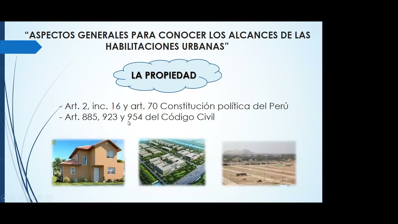 Las Habilitaciones Urbanas Nuevas - YouTube