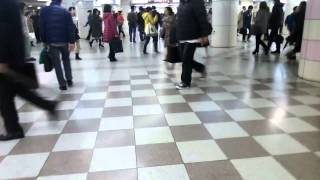 阪神梅田駅周辺コンコース　まもなく変わる光景を撮ってみた