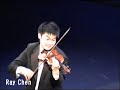 ray chen mozart violin concerto no. 3 in g major k. 216