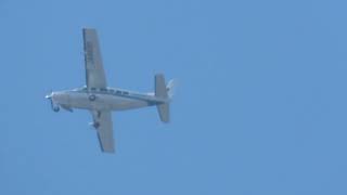 アジア航測JA8890（Cessna 208 Caravan I）高速飛行で家のすぐ裏を通過2024年6月13日（木）