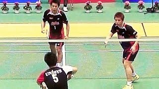 早川/遠藤 × 田児/川前 2nd バドミントン日本リーグ2013-1223